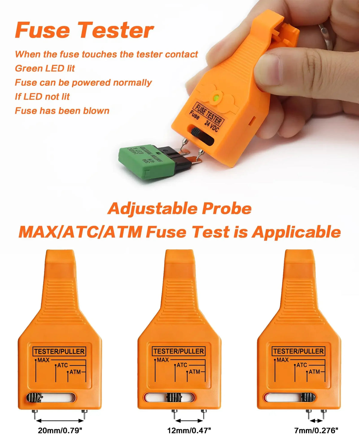 Automotive Blade Fuse Tester and Puller Tool