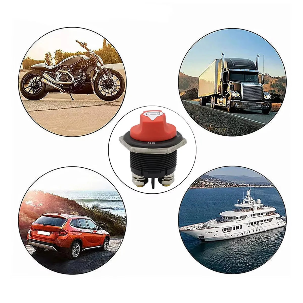 Universal Battery Disconnect Switch for Vehicles and Marine - 3
