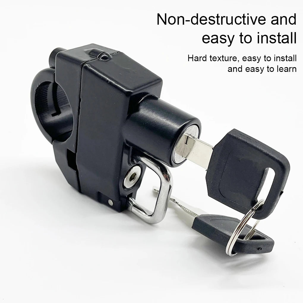 Anti-Theft Motorcycle Helmet Lock with Keys
