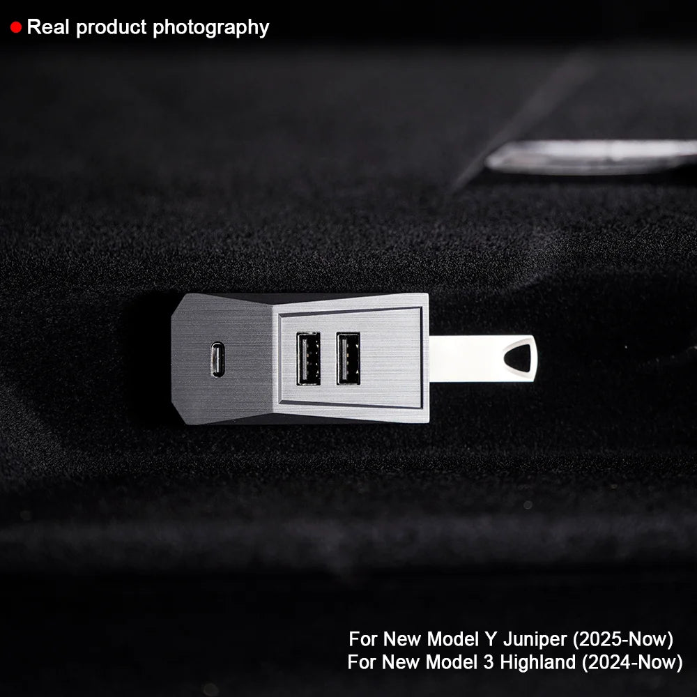 Glovebox USB Hub for Tesla Model 3 Highland and Model Y