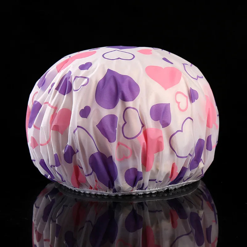 Adjustable Waterproof Shower Cap for Hair Protection