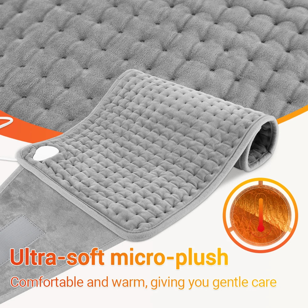 Electric Heated Waist and Back Heating Pad with Adjustable Settings