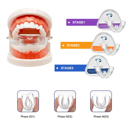 3-Stage Teeth Straightening Alignment Trainer for Adults