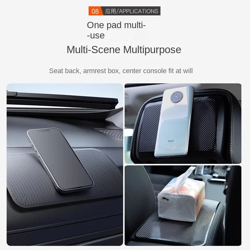 Anti-Slip Car Dashboard Sticky Pad for Phone and Essentials - 3