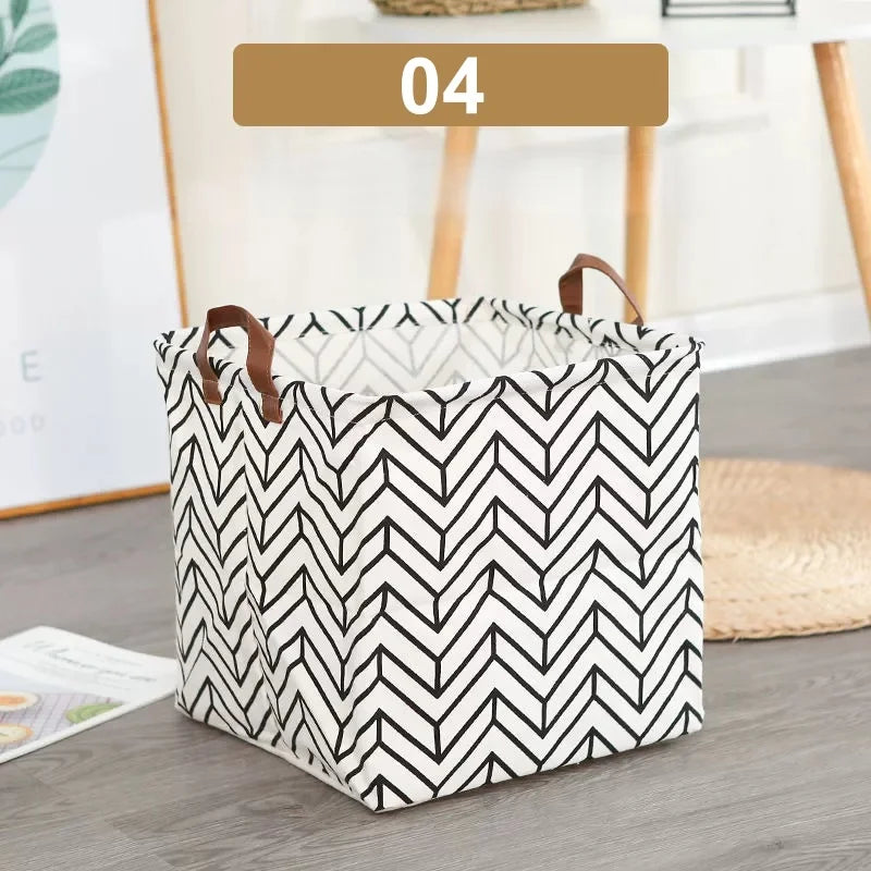 Collapsible Fabric Storage Basket for Home Organization