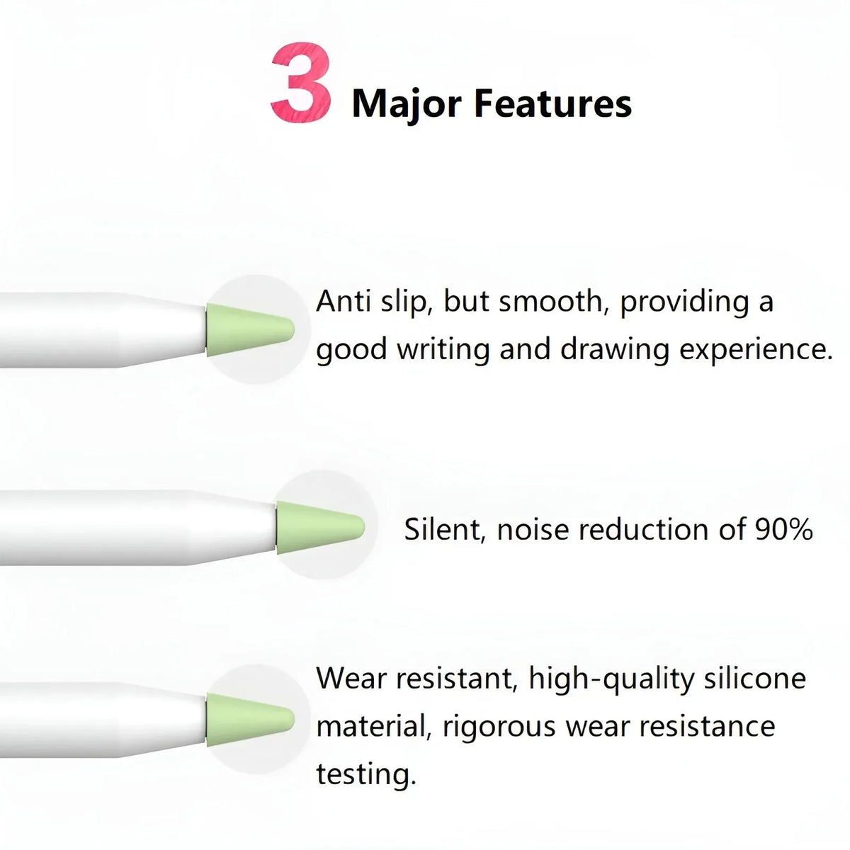 Silicone Protective Pen Tip Covers for Stylus
