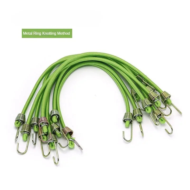 Heavy Duty Elastic Bungee Cords with Hooks for Luggage and Camping - 5