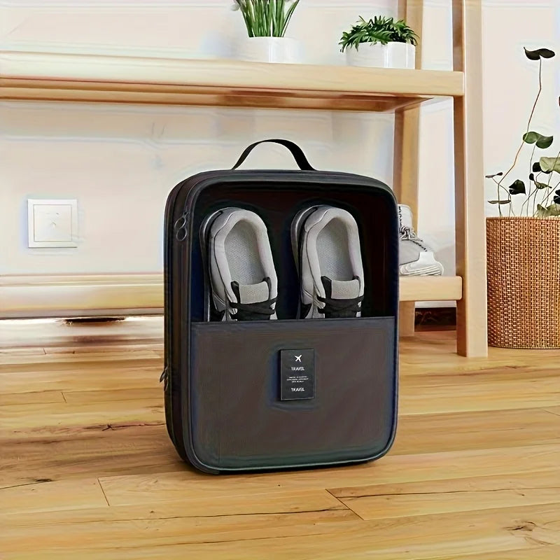 3-Pair Travel Shoe Organizer Bag for Suitcases