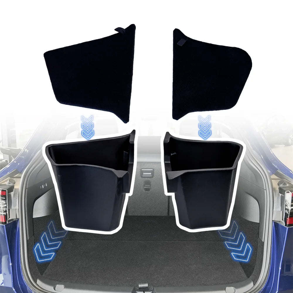 Rear Trunk Side Storage Organizer for 2025 Model Y