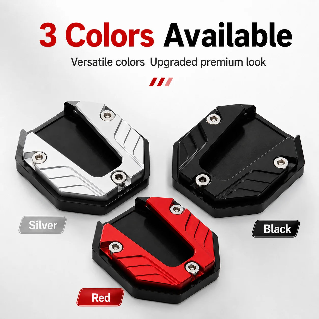 Motorcycle Kickstand Support Pad for Stable Parking - 5