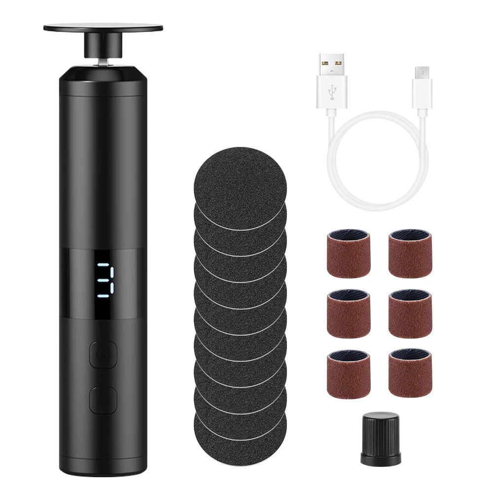 Electric Rechargeable Foot Callus Remover and Nail Care Tool