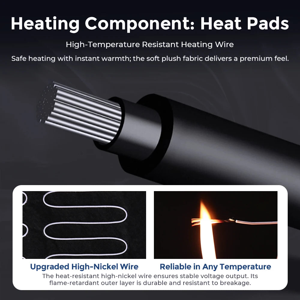 Heated Lambswool Car Seat Cushion for Winter Driving - 12