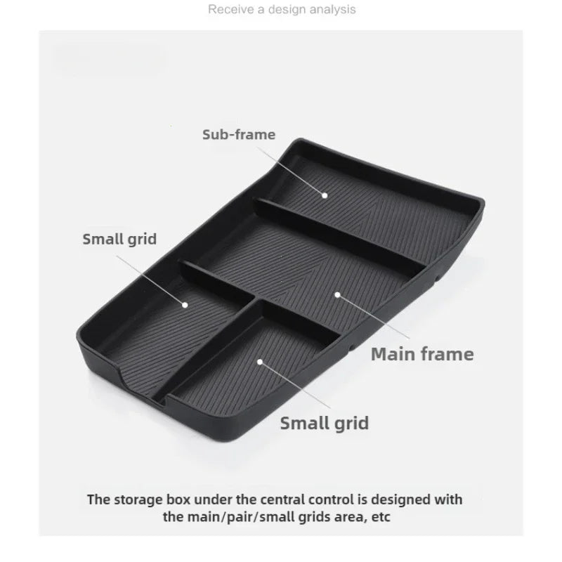 Center Console Lower Storage Tray for Xpeng G9 2022-2024 - 4