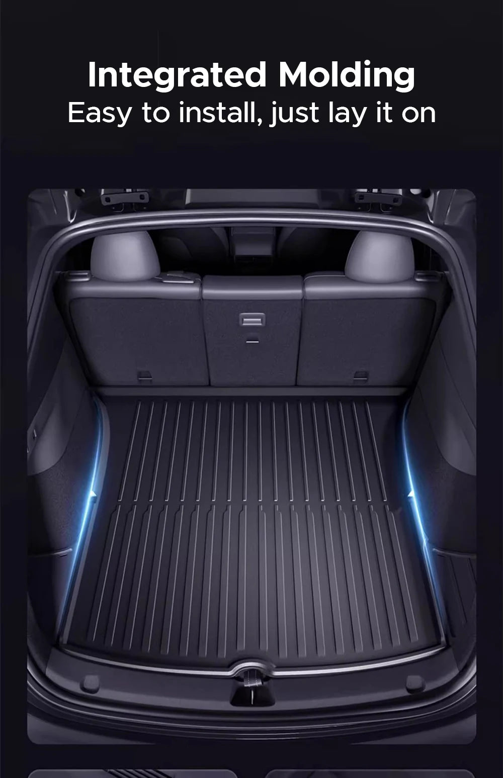All-Weather Trunk Mat Set for 2025-2026 Model Y Juniper - 14