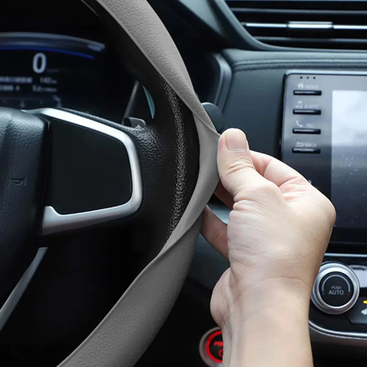 Anti-Slip Silicone Steering Wheel Cover - 4