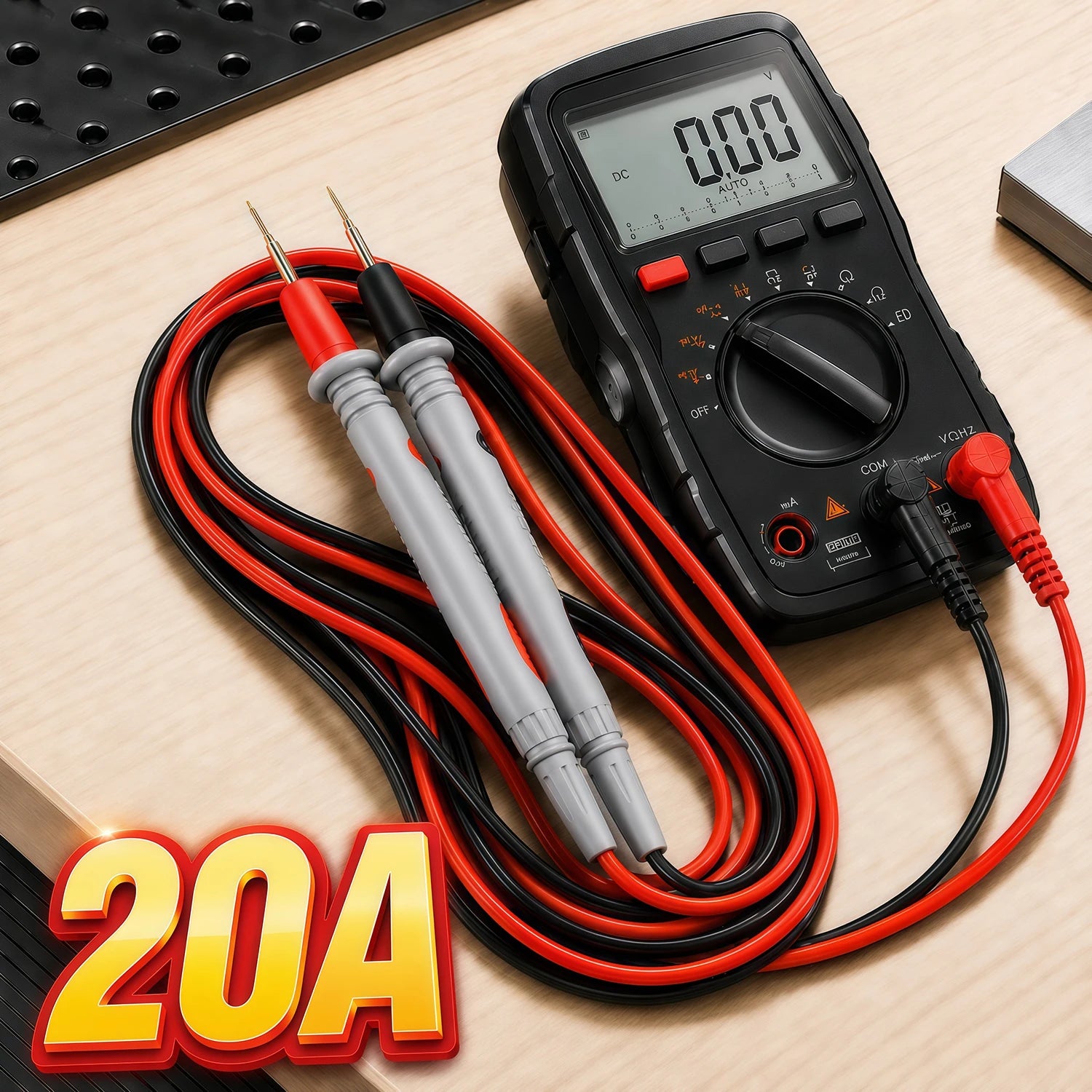 Digital Multimeter Needle Tip Probe Test Leads - 1