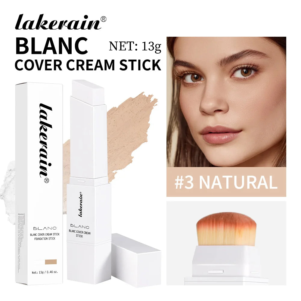 Dual-Ended Buildable Coverage Foundation and Concealer Stick
