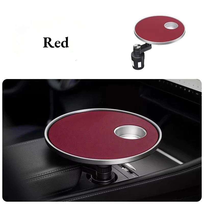 Adjustable Car Cup Holder Tray and Dining Organizer