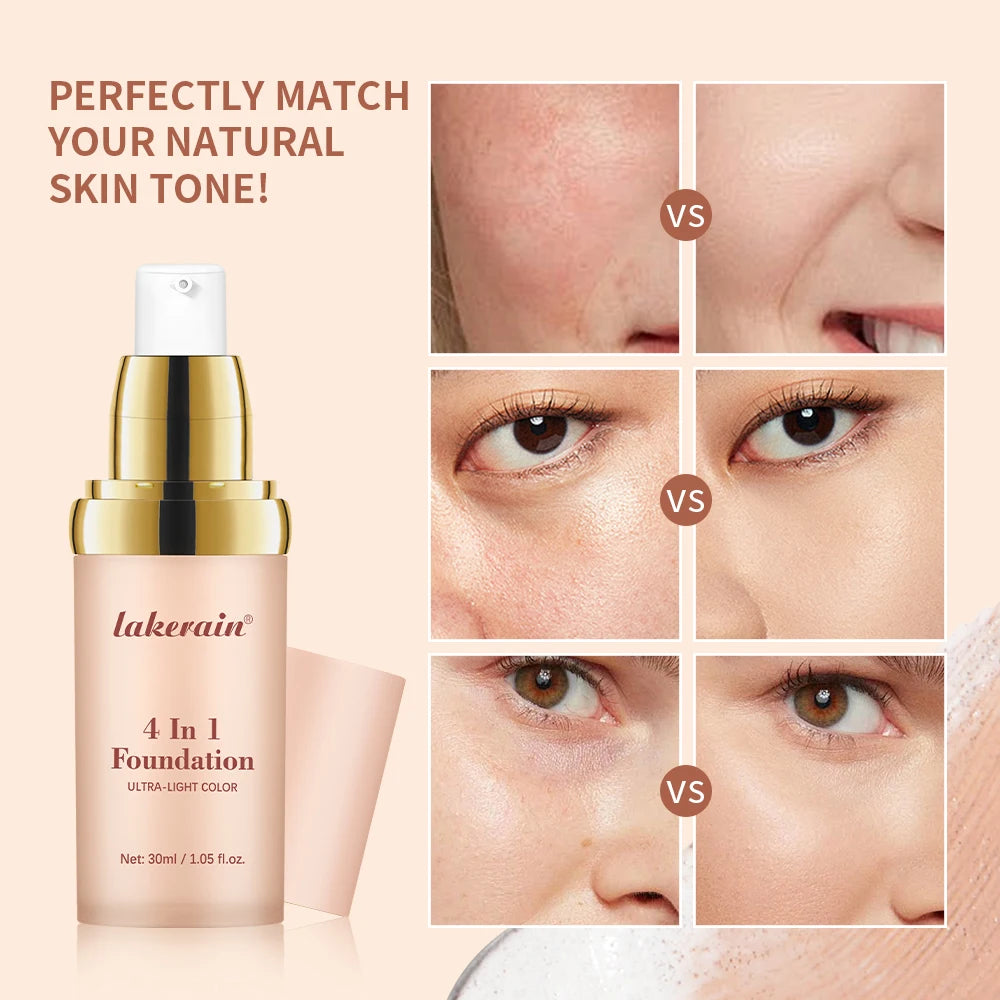4-in-1 Color-Changing Moisturizing Foundation with SPF 30