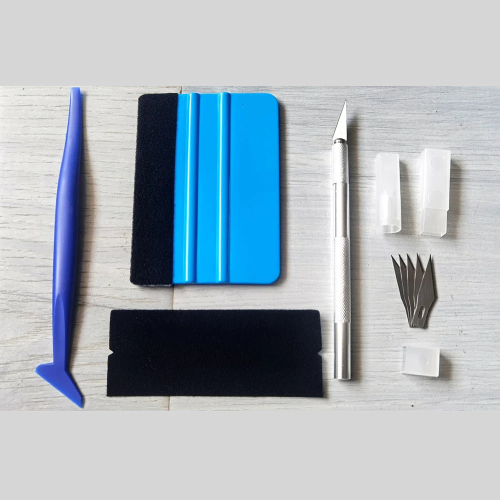 10 Piece Vinyl Wrap Tool Kit Car Window Tint and Film Application Set
