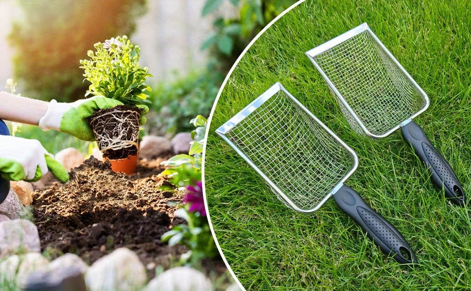 Handheld Garden Soil and Compost Sieve