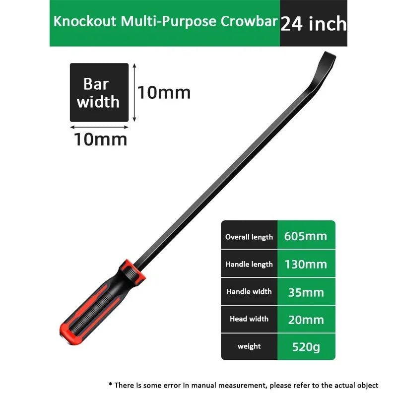 Heavy Duty Industrial Pry Bar with Ergonomic Handle - 23