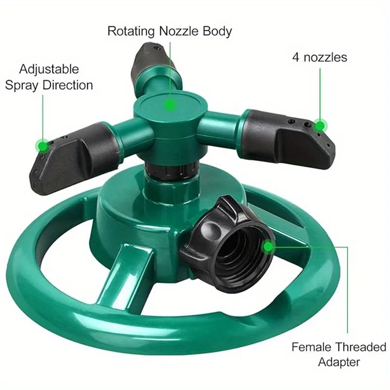 360 Degree Rotating Garden Lawn Sprinkler - 3