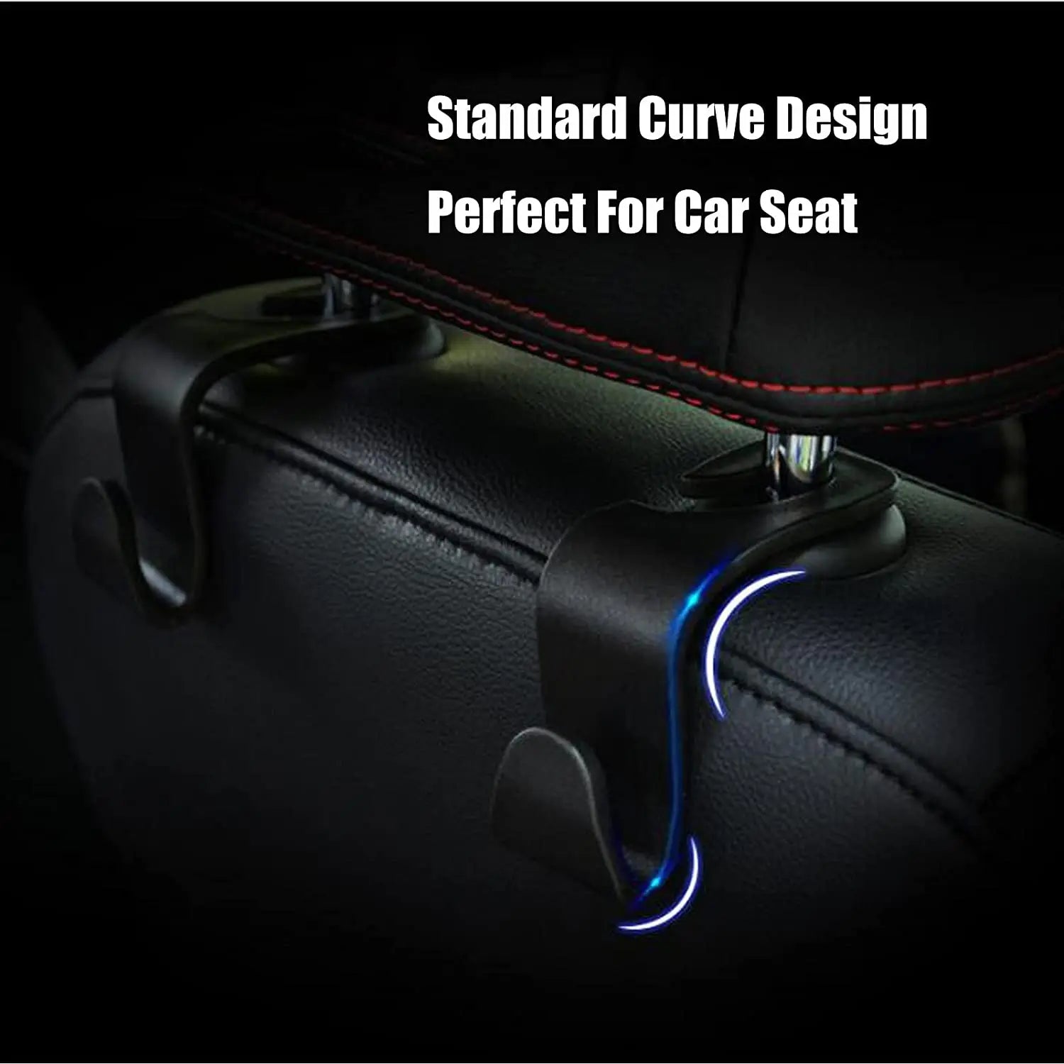 Universal Car Seat Headrest Organizer Hooks - 5