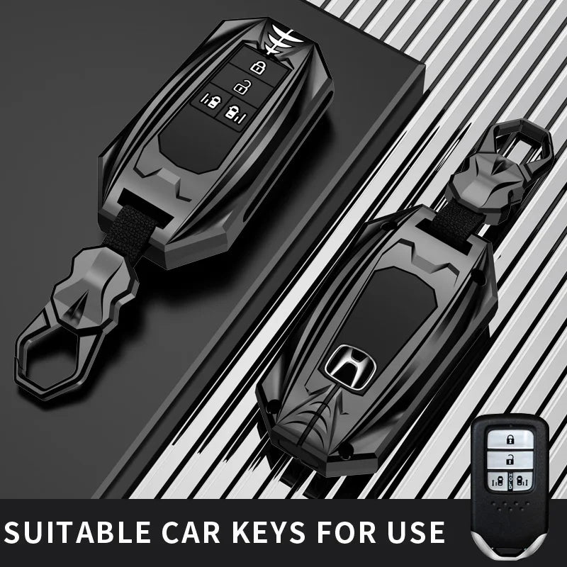 Protective Galvanized Alloy Car Key Case Cover for Honda