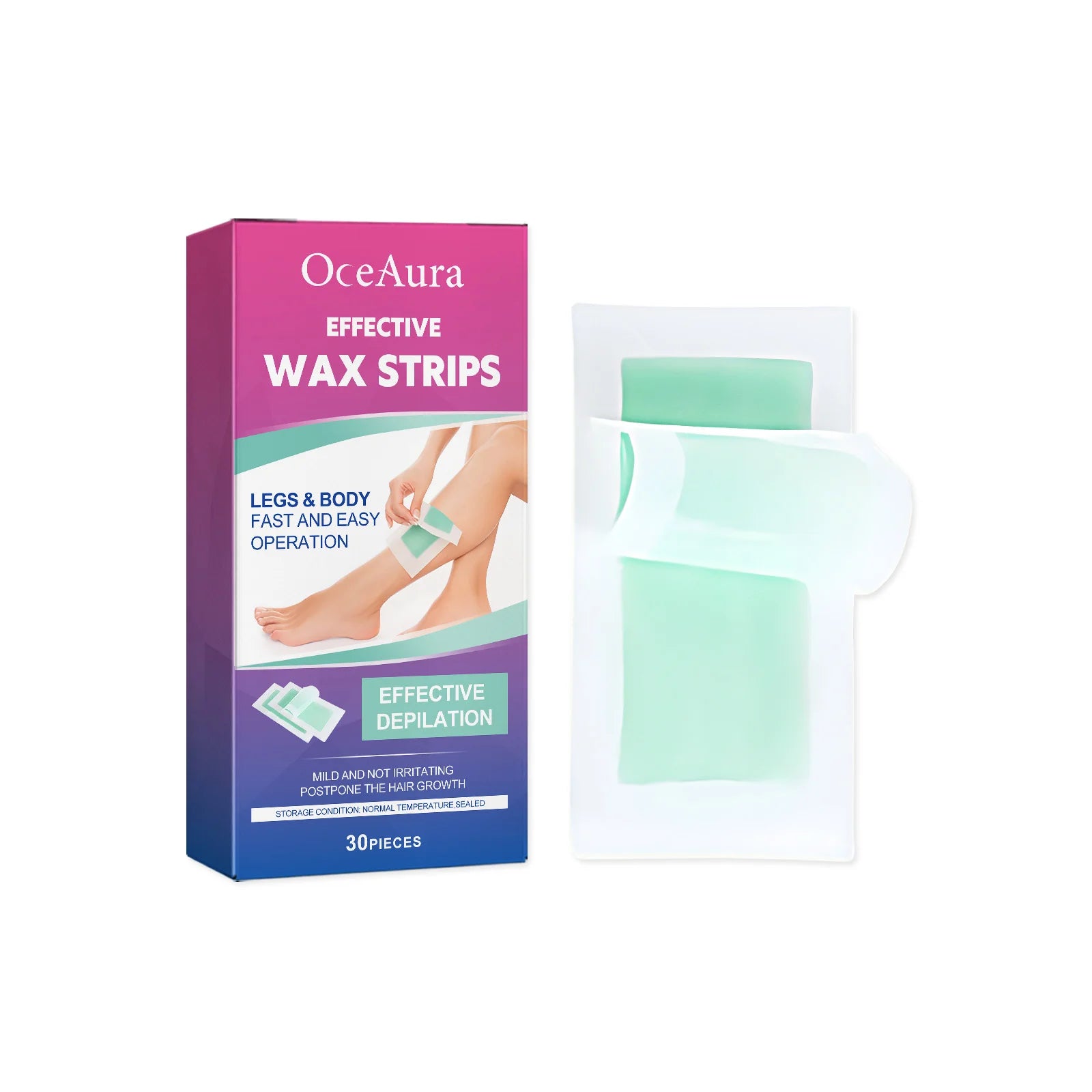 Gentle Full Body Hair Removal Wax Strips - 16