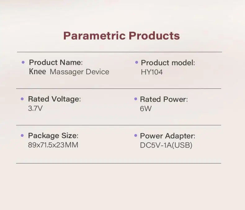 3-in-1 Cordless Vibration Knee and Joint Massager