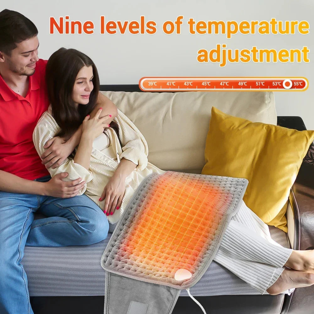 Electric Heating Pad Wrap for Back and Abdomen Pain Relief - 3