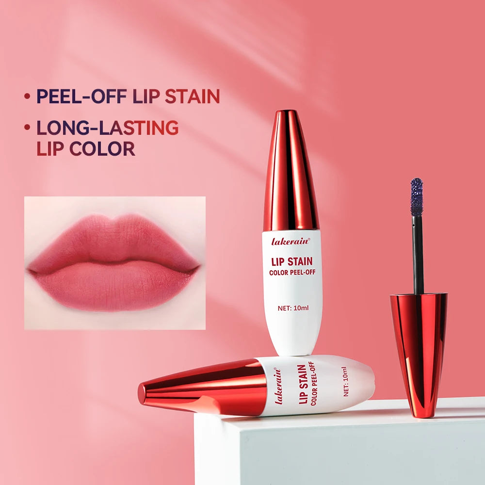 Waterproof Peel-Off Matte Lip Stain Tint - 6