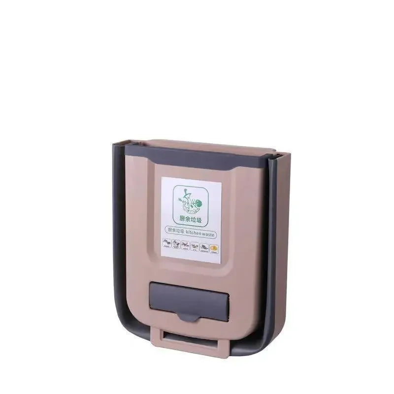 Foldable Hanging Trash Can for Kitchen and RV