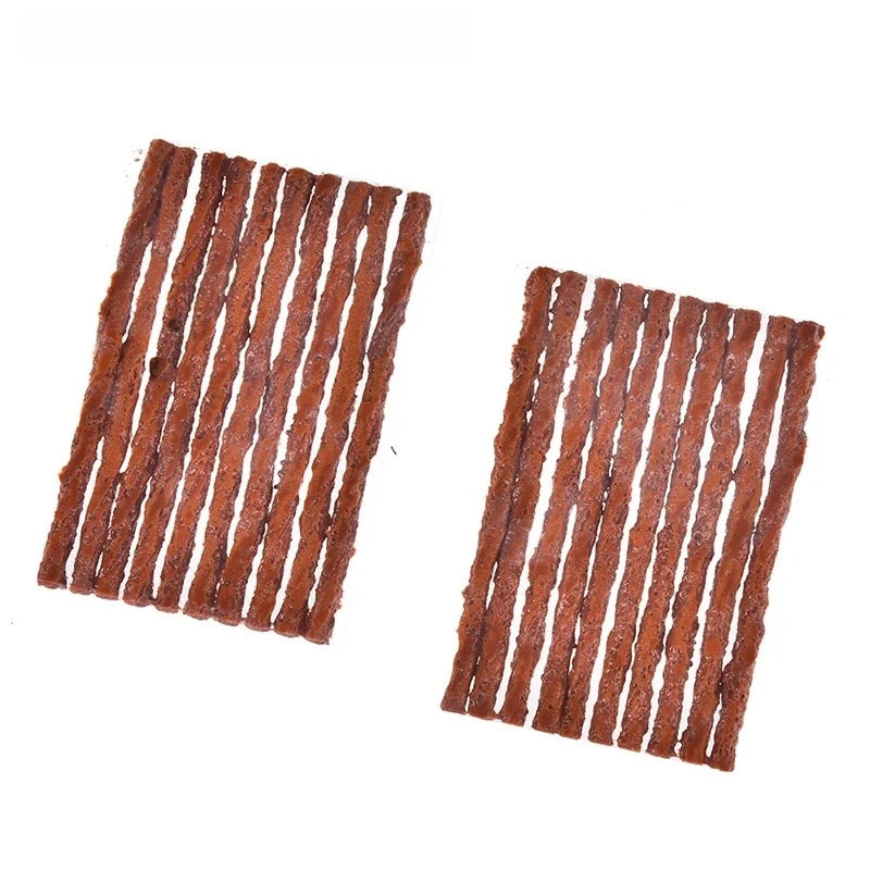 Tubeless Tire Puncture Repair Rubber Strips for Car and Motorcycle - 12