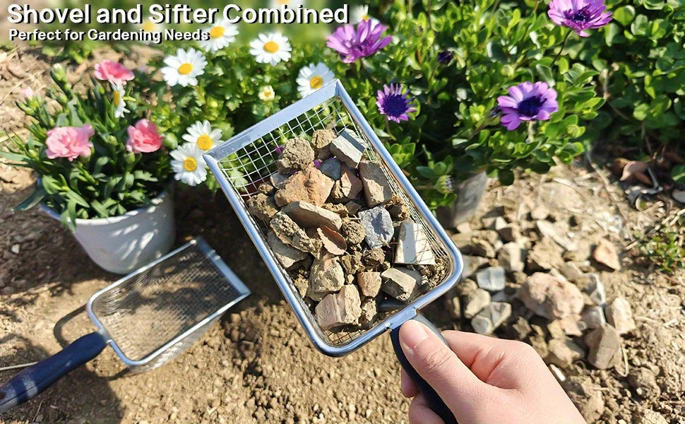 Handheld Garden Soil and Compost Sieve
