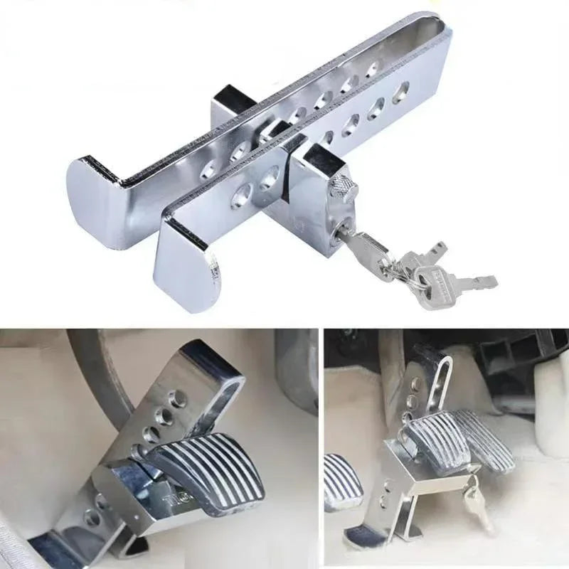 Heavy Duty Car Brake and Clutch Anti-Theft Pedal Lock