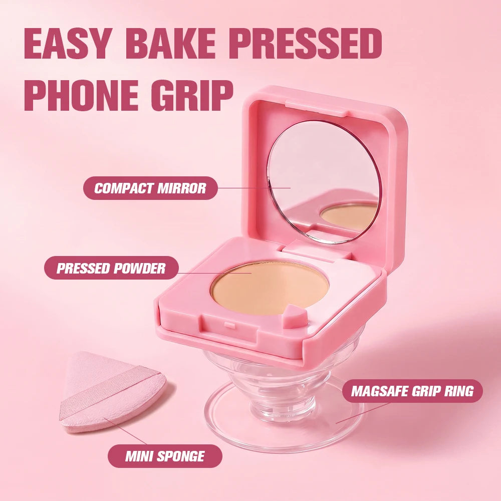 Matte Foundation Stick and Pressed Powder Beauty Set - 21
