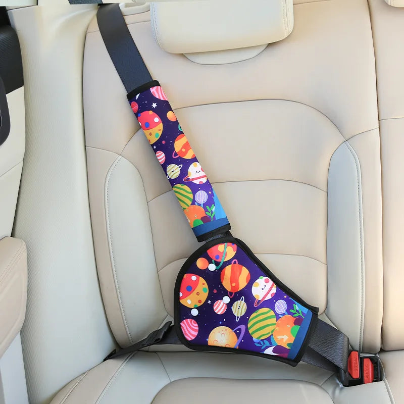 Adjustable Car Seat Belt Comfort Pad for Kids
