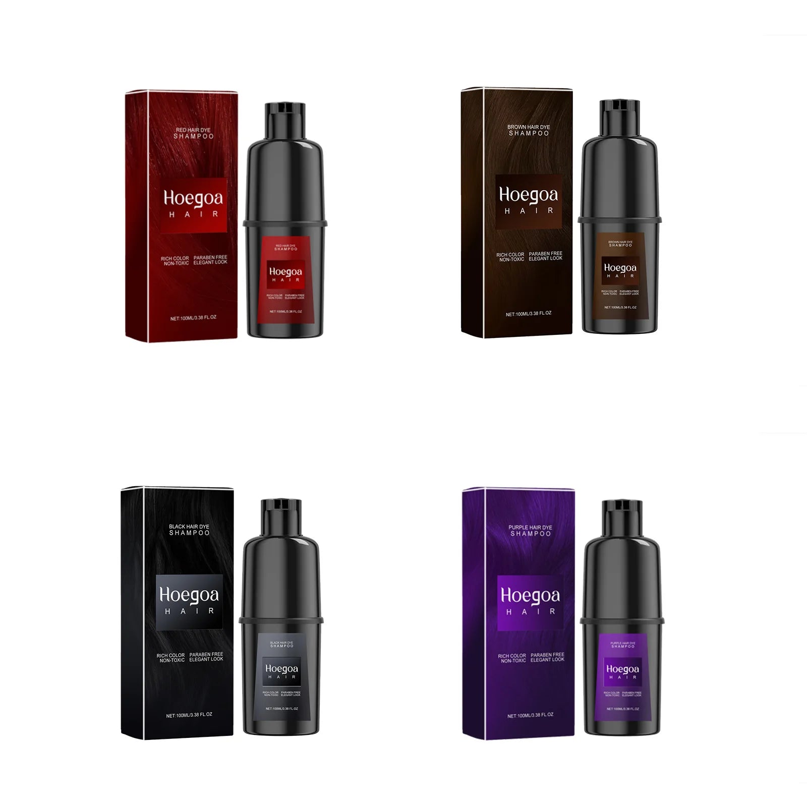 Instant Nourishing Hair Color Dye Shampoo - 2
