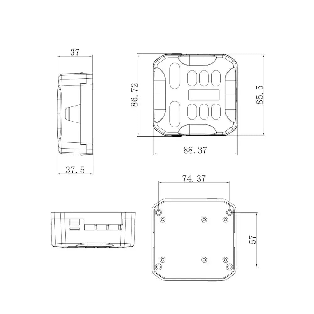 Waterproof Blade Fuse Box with LED Indicator for Automotive and Marine - 14