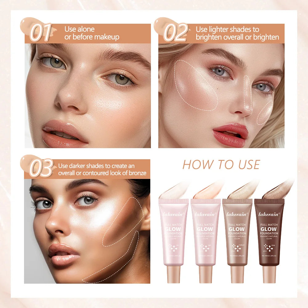 Liquid Illuminating Glow Foundation for Face and Body - 3