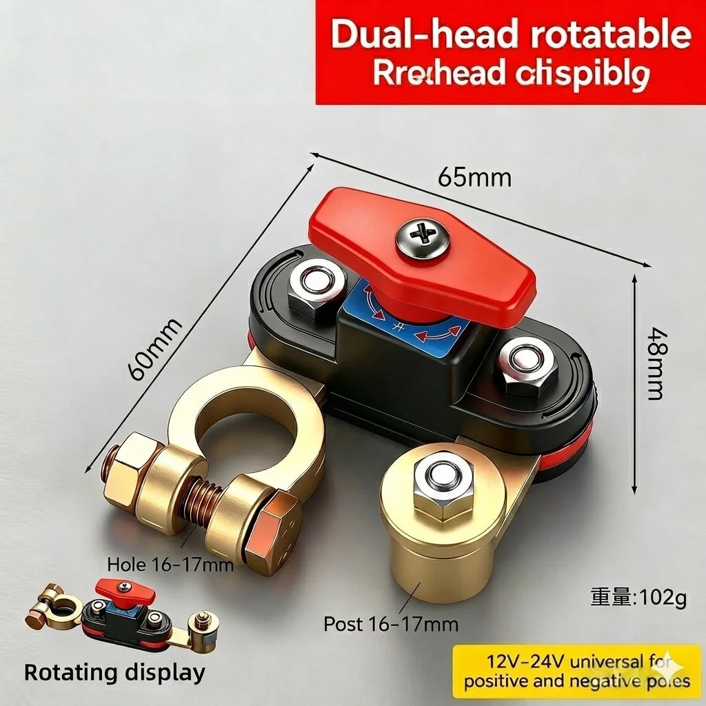 Universal Car Battery Disconnect Switch for Vehicles