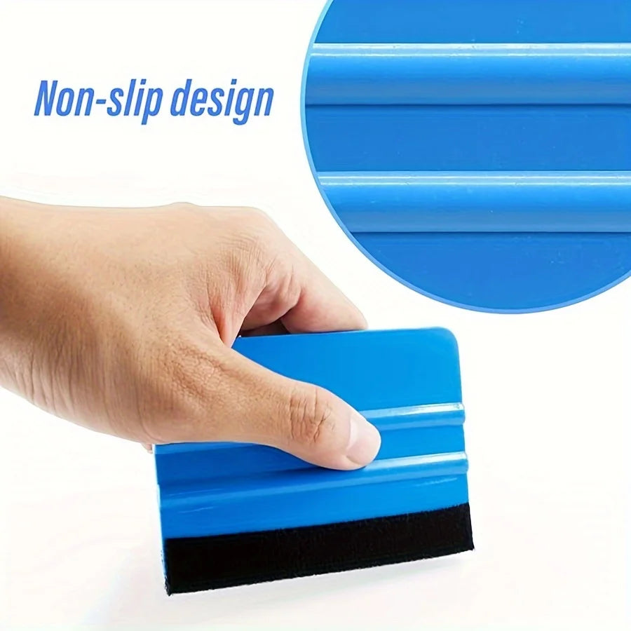 Suede Felt Squeegee Tool for Car Vinyl Wrap and Window Tint - 2