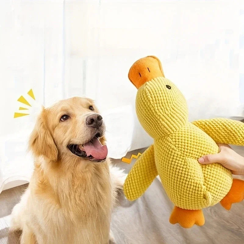 Calming Plush Duck Toy for Dogs