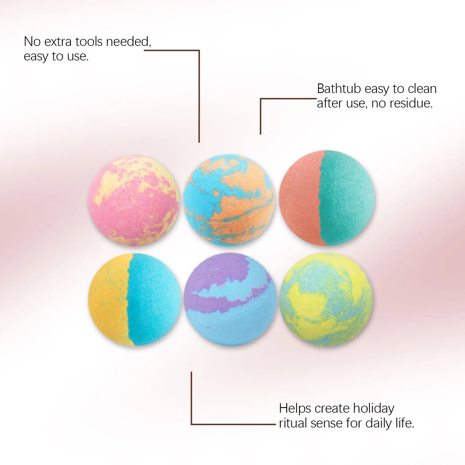 Aromatic Bath Bomb Gift Set for Kids and Adults - 10