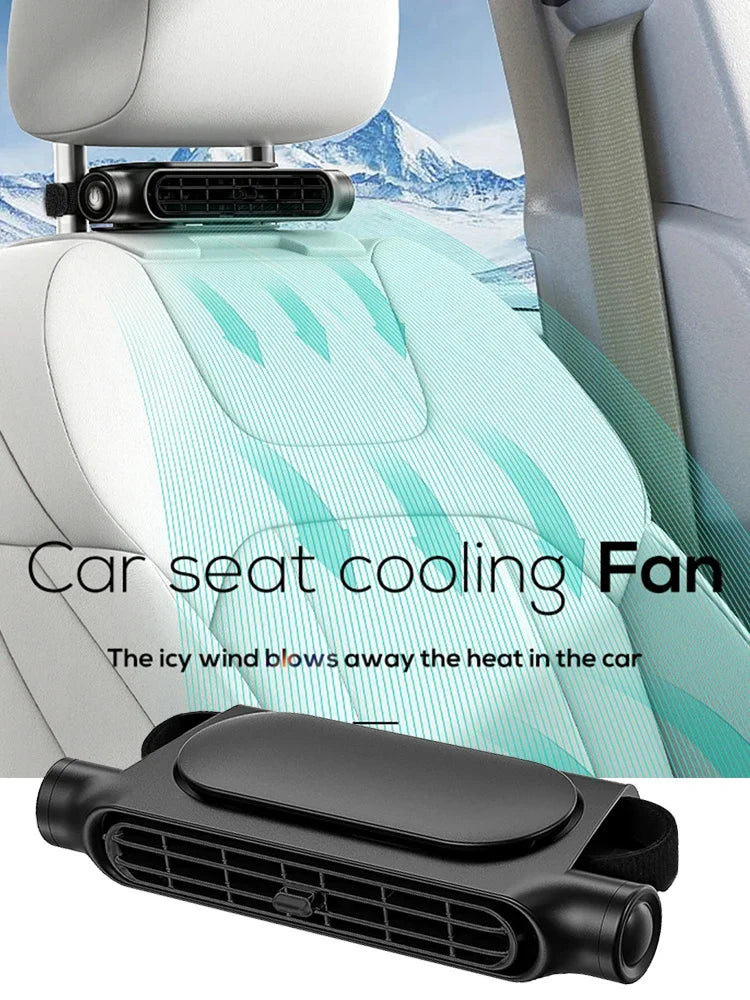 Portable Car Headrest Cooling Fan