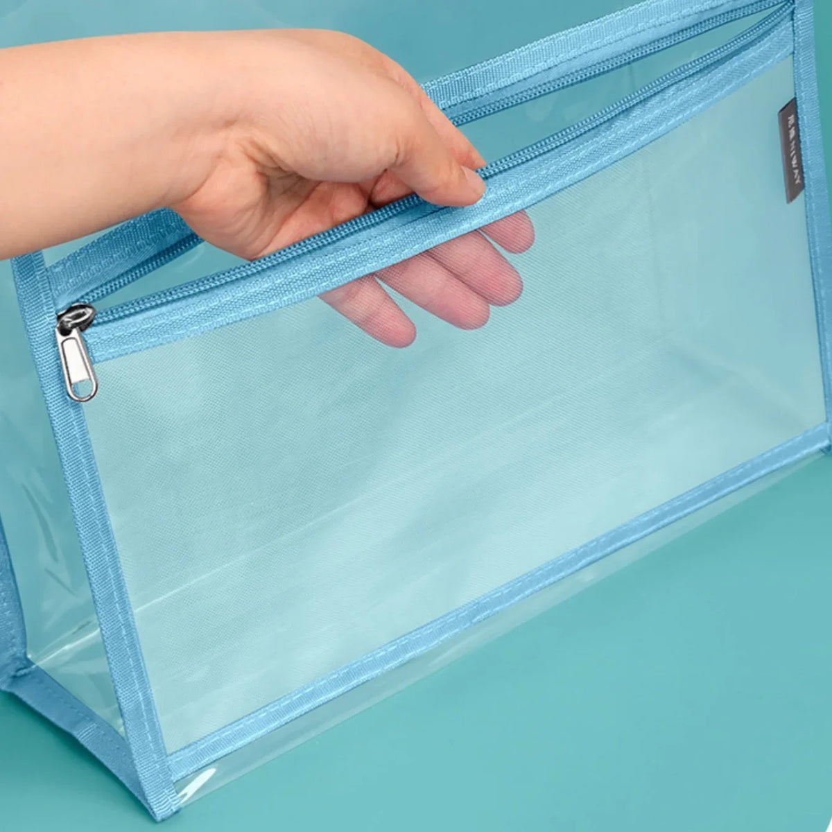 Transparent Mesh Document and Book Tote Bag for Students and Office