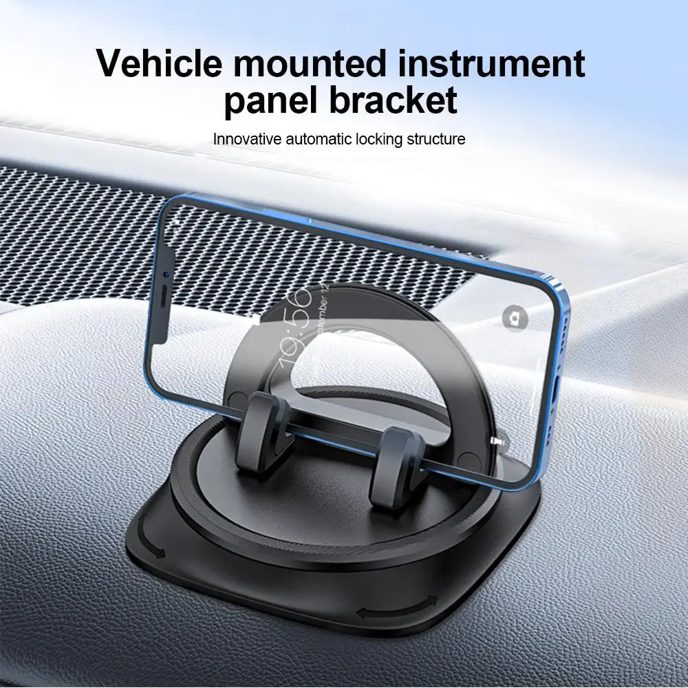 360-Degree Rotating Dashboard Car Phone Holder Stand