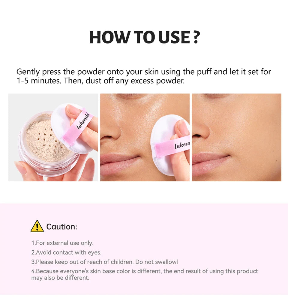 Oil-Control Matte Setting and Baking Powder